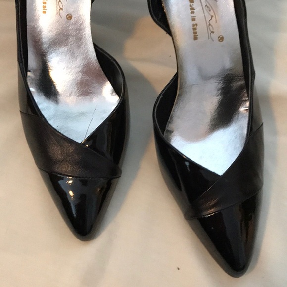 Vintage Paco Vera mixed Leather Pumps - Picture 6 of 8